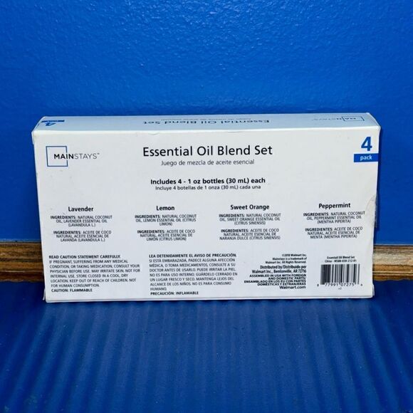 NEW MainStays Essential Oil Diffuser With 4 Oils - Picture 2 of 2